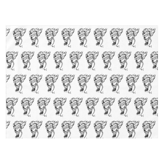 Evil clown Custom Cotton Nappe (Devant (Horizontal))