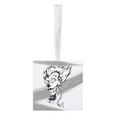 Evil clown Custom Cube Ornament (Rechts)