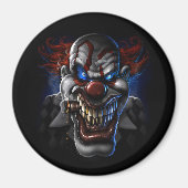 Evil Clown Face Magneet (Voorkant)
