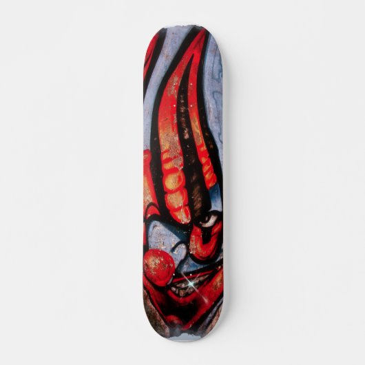 Evil Clown Graffiti Skateboard (Voorkant)