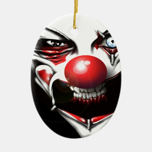Evil Clown Keramisch Ornament (Voorkant)