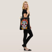 Evil Clown Skull Canvas tas - Costumed Created (Op model)