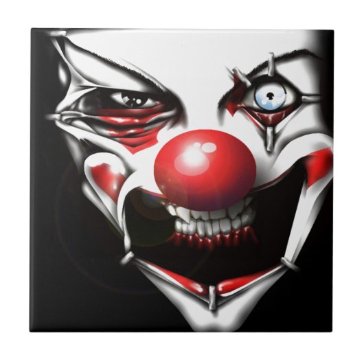 Evil Clown Tegeltje (Voorkant)