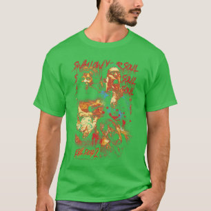 Evil Dead 2 Zieltogende Collage Horrorfilm T-shirt