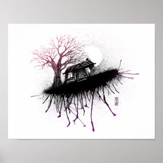 Evil Dead Cabin van Lutz A.D. Poster