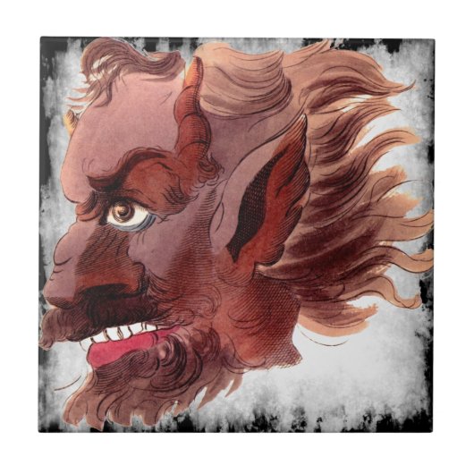 Evil Demon Tegeltje (Voorkant)