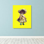 EVIL DORA DOLL, toile de produit de poupée hantée (Insitu (Plancher de Bois))
