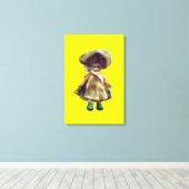 EVIL DORA DOLL, toile de produit de poupée hantée (Insitu (Plancher de Bois))