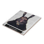 Evil Easter Bunny Rabbit SOLO Tegeltje (Zijkant)