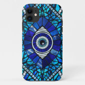 Evil Eye Amulet Mozaïek Kunst Case-Mate iPhone Case (Achterkant)