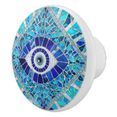 Evil Eye Amulet Mozaïek Kunst Keramische Knop (Rechts)