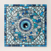 Evil Eye Amulet Mozaïek Kunst Legpuzzel (Horizontaal)