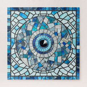 Evil Eye Amulet Mozaïek Kunst Legpuzzel