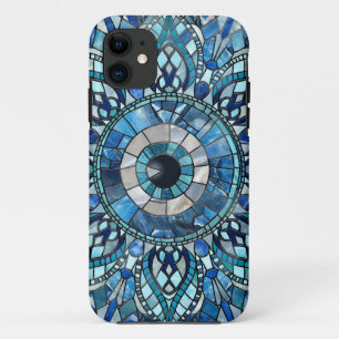 Evil Eye Amulet Mozaïek Mandala Art iPhone 11 Hoesje