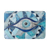 Evil Eye Amulet Mozaïek Minerale texturen Badmat (Voorkant)