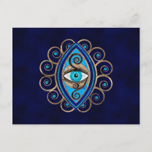 Evil Eye Amulet Ornament Briefkaart