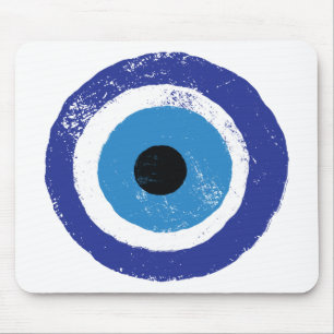 Evil Eye Artistic Blue Muismat