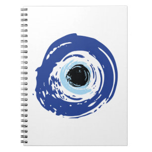 Evil Eye Artistic Blue Notitieboek