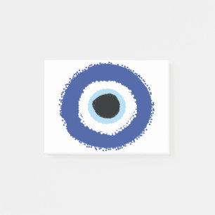 Evil Eye Artistic Blue Post-it® Notes