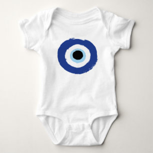 Evil Eye Artistic Blue Romper