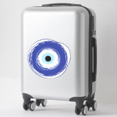 Evil Eye Artistic Blue Sticker (Koffer)