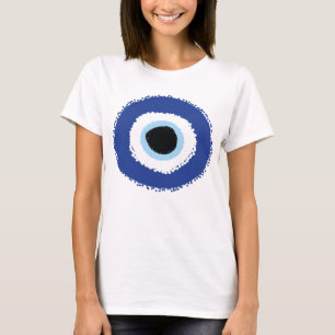Evil Eye Artistic Blue T-shirt