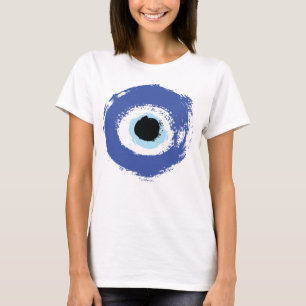 Evil Eye Artistic Blue T-shirt