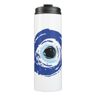 Evil Eye Artistic Blue Thermosbeker