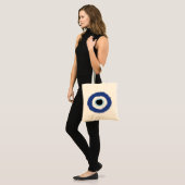 Evil Eye Artistic Blue Tote Bag (Voorkant (model))