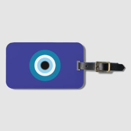 Evil Eye Bagagelabel met adres Kaart Pocket