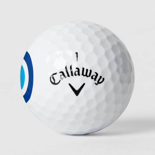 Evil Eye Blue Mati aangepaste monogram golfballen (Logo)