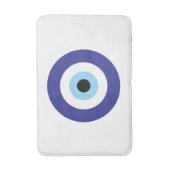 Evil Eye Blue Mati ontwerp badmat (Voorkant Verticaal)