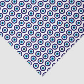 Evil Eye Blue Mati patroon cadeau wrap tissue papi Tissuepapier (Detail)