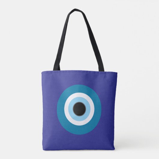 Evil Eye Canvas tas (Achterkant)