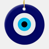Evil Eye Charm Keramisch Ornament (Achterkant)