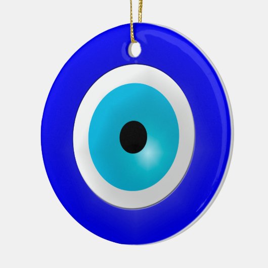 Evil Eye Charm Keramisch Ornament (Links)