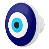 Evil Eye Charm Keramische Knop (Rechts)