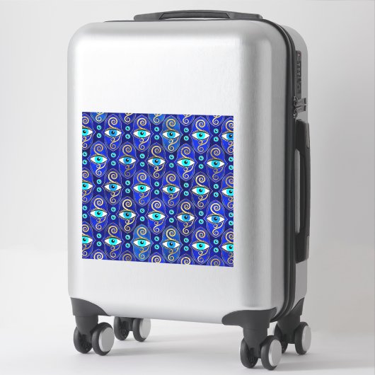 Evil Eye Charm Pattern Sticker (Koffer)