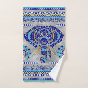 Evil Eye Elephant Motif ornemental
