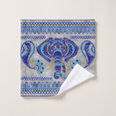 Evil Eye Elephant Motif ornemental (Gant de toilette)