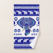 Evil Eye Elephant Ornament Bad Handdoek (Handdoek)
