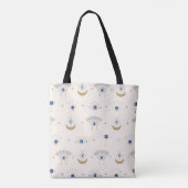 Evil Eye en het derde oog Canvas tas (Achterkant)