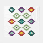 Evil Eye Fleece Deken (Voorkant (Horizontaal))
