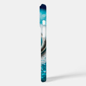Evil Eye Glas Glitter Talisman Case-Mate iPhone Case (Achterkant / Links)