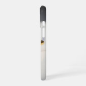 Evil Eye Gold Ring on Marble Background iPhone 16 Hoesje (Linkerkant)