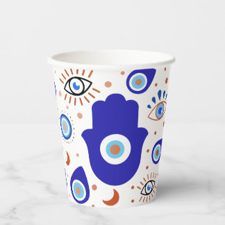 Evil Eye Halloween-Theme Paper Cups Papieren Bekers