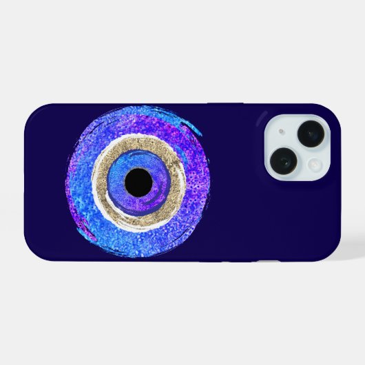 Evil Eye iPhone 15 Case (Verso Horizontal)