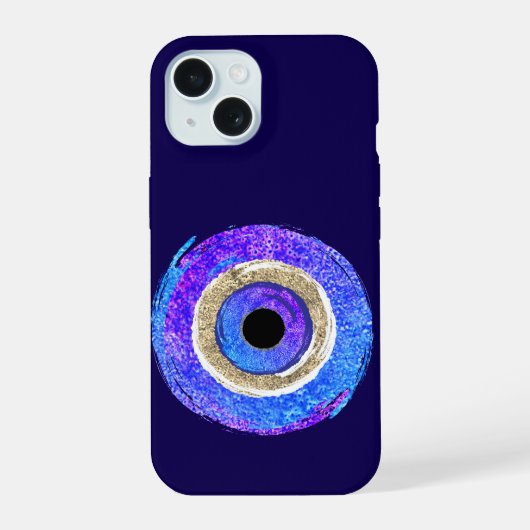 Evil Eye iPhone 15 Case iPhone 15 Hoesje (Achterkant)
