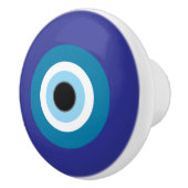 Evil Eye Knob / Drawer Pull Keramische Knop (Rechts)