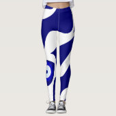 Evil Eye Lava Pattern Leggings (Voorkant)
